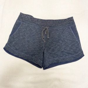 Athleta Blue Gray Sweat Lounge Shorts